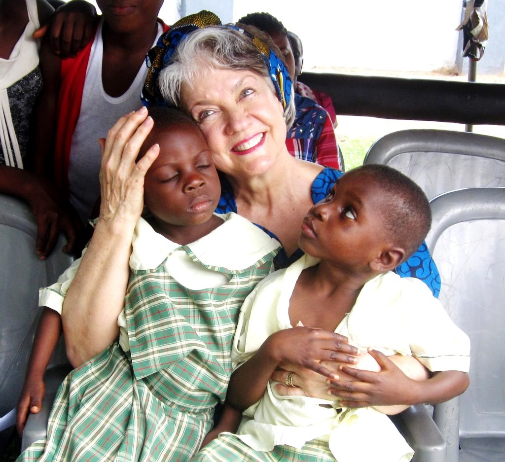 Mary Kay Hugging Eku Children